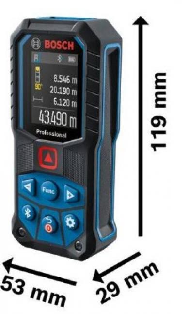 BOSCH digitalni laserski daljinomjer GLM 50-27 C