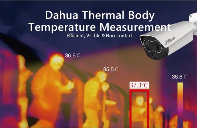 Dahua Cam IP Termalni set za mjerenje tjelesne temperature