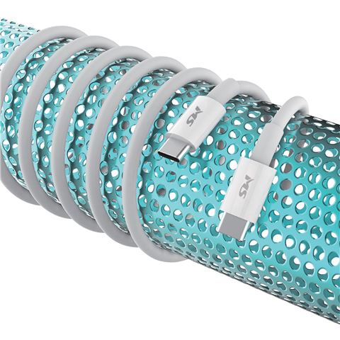 MS CABLE USB-C -> USB-C, 65W, 1m, bijeli