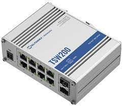 TELTONIKA Switch Industrijski 8 x 1 Gb PoE+, 2 SFP port