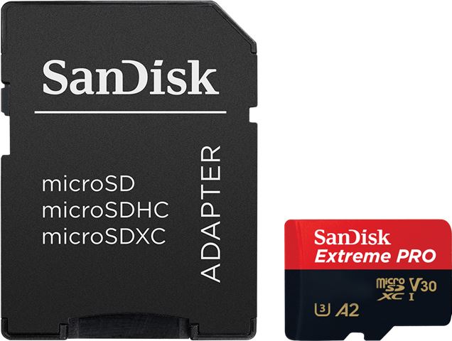 MEM SD MICRO 64GB SANDISK EXTREME PRO A2