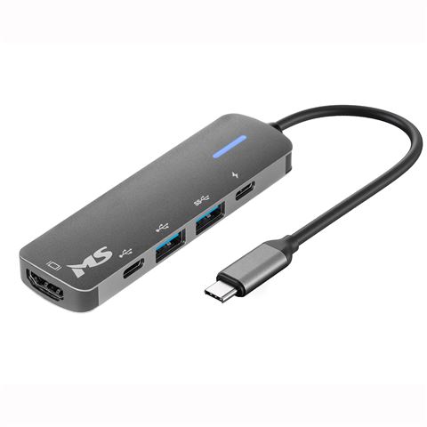 MS CABLE USB HUB C110, HDMI1.4+USB3.0+USB2.0+TYPE C 2.0+PD