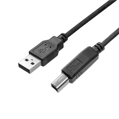 MS CABLE USB AM 2.0 -> USB BM, 5m, C-AB3500, crni