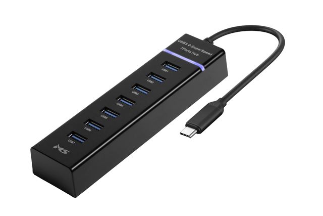 USB HUB A300, 7xUSB3.0, MS