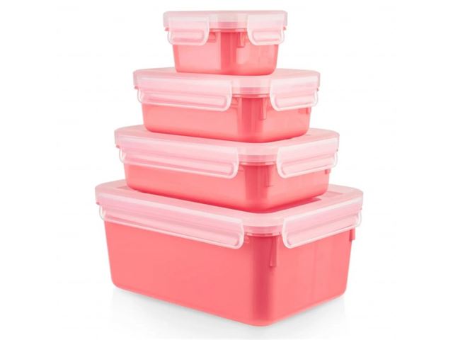 SEB Tefal set posuda N1030910 crveni