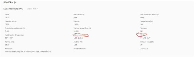 PROJEKTOR DOD EPSON Ceiling Mount