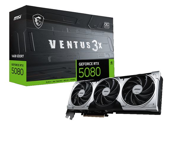 VGA MSI RTX 5080 16G VENTUS 3X OC+