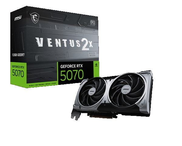 VGA MSI RTX 5070 12G VENTUS 2X OC