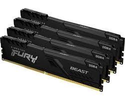 MEM DDR4 128GB (4x32) 3200MHz FURY Beast KF432C16BBK4/128