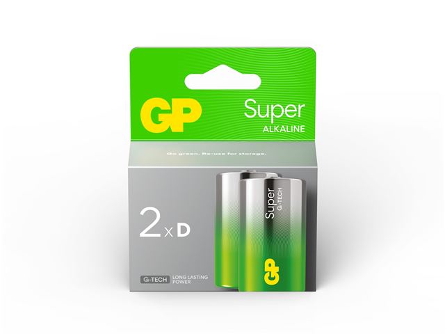 GP baterije LR20-SB2 D Super Alkaline