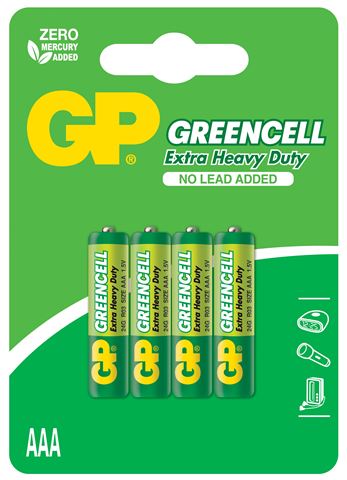 GP baterije R03-U4 AAA Zinc Carbon