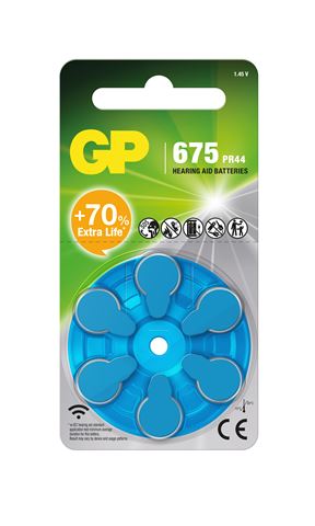 GP baterije ZA675F-ELTD6 Zinc Air Button