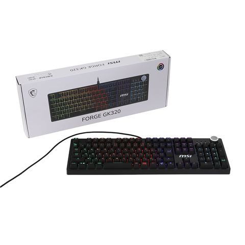 KB MSI FORGE GK320 RED US