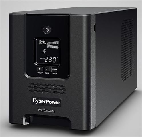 CyberPower 2200VA/1980W PR2200ELCDSL, line-int., Euro, tower
