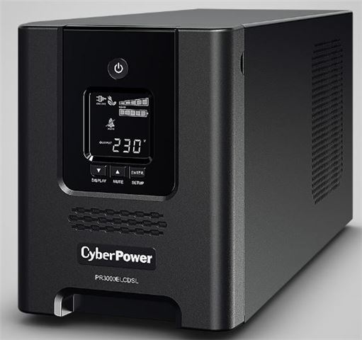 CyberPower 3000VA/2700W PR3000ELCDSL, line-int., Euro, tower