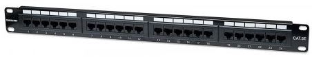 Intellinet prespojni UTP panel Cat.5e 24-portni 1U 19