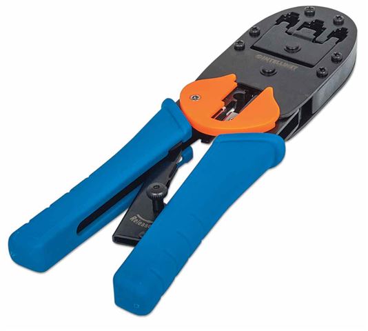 LAN Crimping tool, modular plug, RJ45/RJ11/RJ12