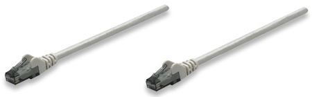 Intellinet prespojni mrežni kabel Cat.6 UTP PVC 0.5m sivi